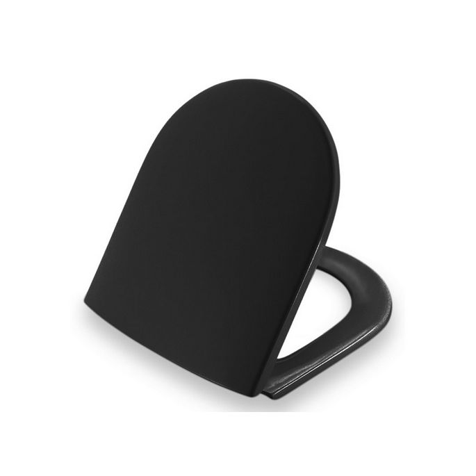 Pressalit Projecta D 172111-D28999 toilet seat with lid black polygiene
