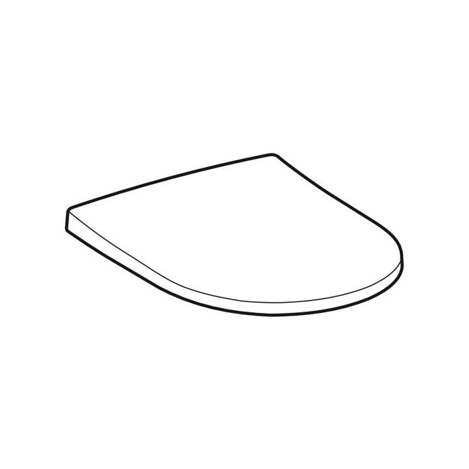 Geberit Acanto 500.660.01.2 toiletzitting met deksel wit