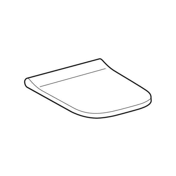 Geberit Smyle Square 500687011 toilet seat with lid white