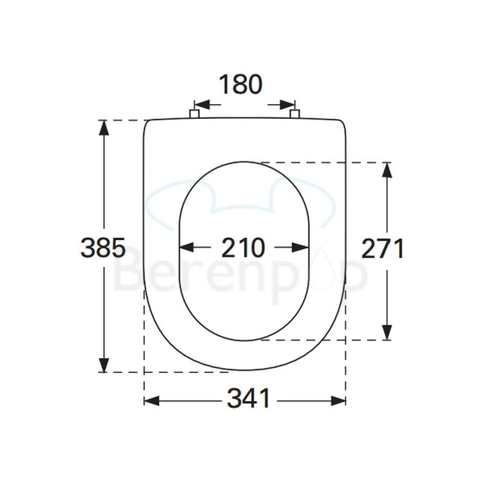 Villeroy en Boch Subway 2.0 Compact 9M69S1R2 toiletzitting met deksel wit (Star White CeramicPlus) *niet meer leverbaar*