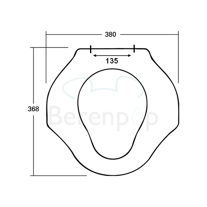 Sphinx 300 Kids S8H5K00R000 OLW-27 toiletzitting (kinderzitting) zonder deksel wit (OUTLET)
