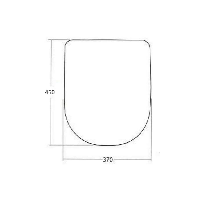 Sphinx 430 S8H51400000 OLK-04 softclose toiletzitting met deksel wit (OUTLET)