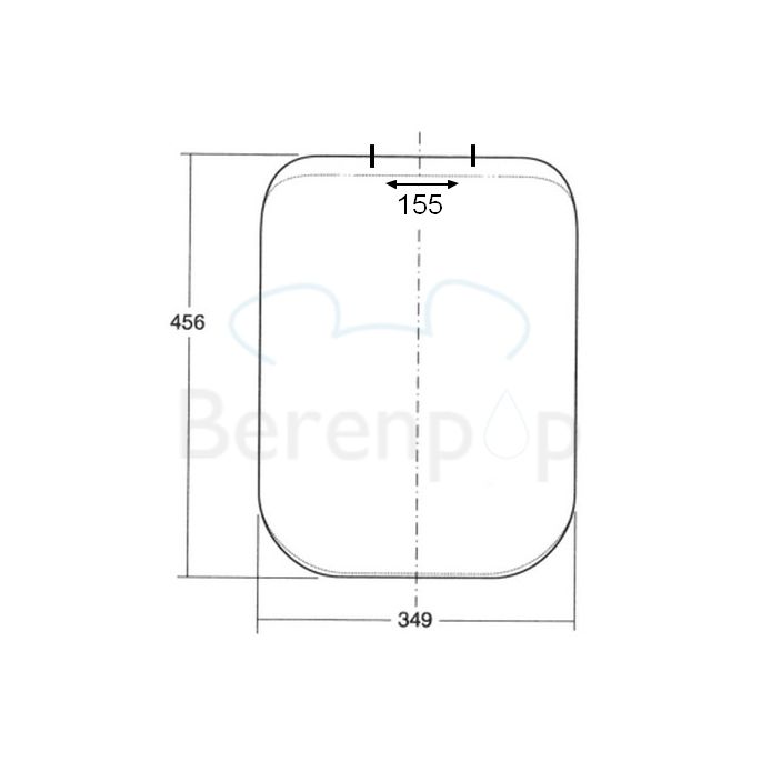 Sphinx 450 S8H5601R000 OLW-14 toiletzitting met deksel wit (OUTLET)