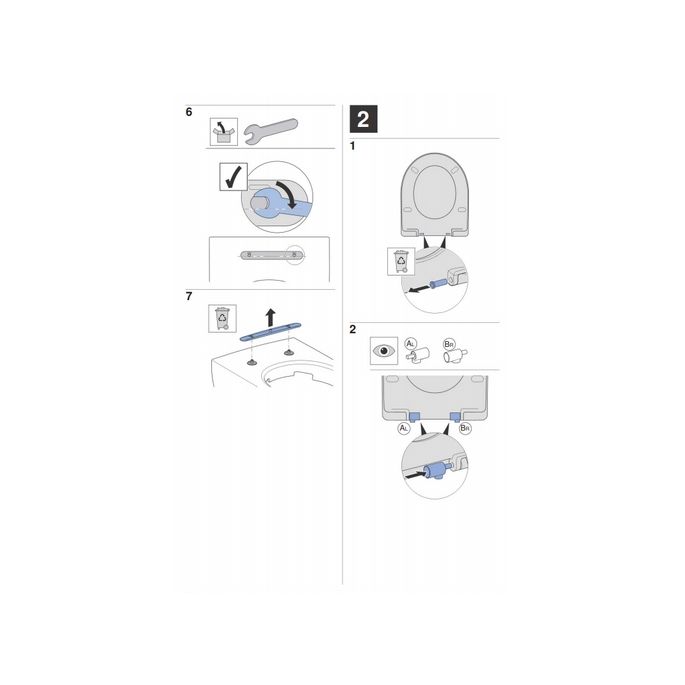 Geberit Acanto 500.605.01.2 toilet seat with lid white