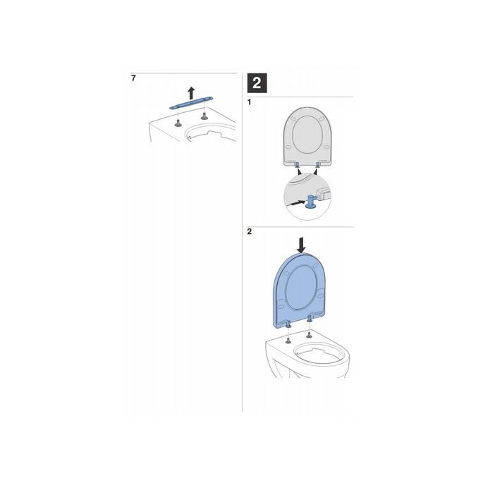 Geberit Renova Plan 572180000 toiletzitting met deksel wit