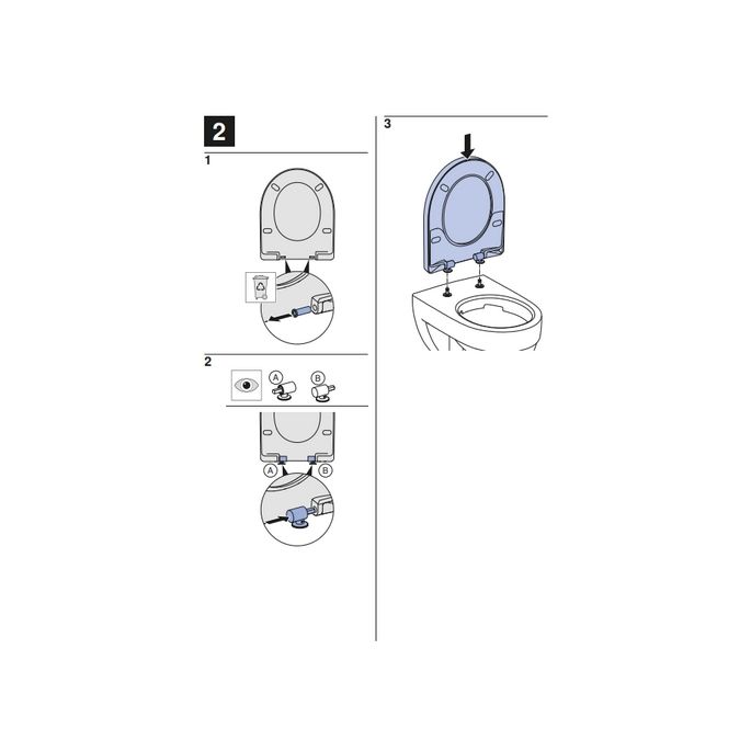 Geberit Icon 574950000 slimseat WC-Sitz mit Deckel Weiß
