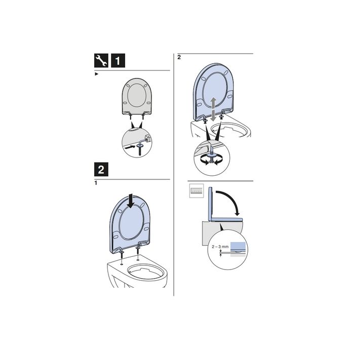 Geberit Renova 573035000 toilet seat with lid white