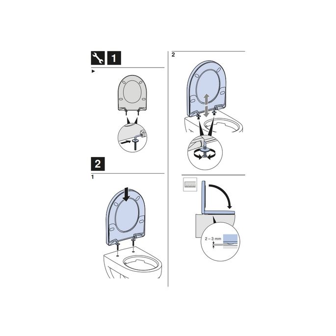 Geberit Renova Plan 572110000 toilet seat with lid white