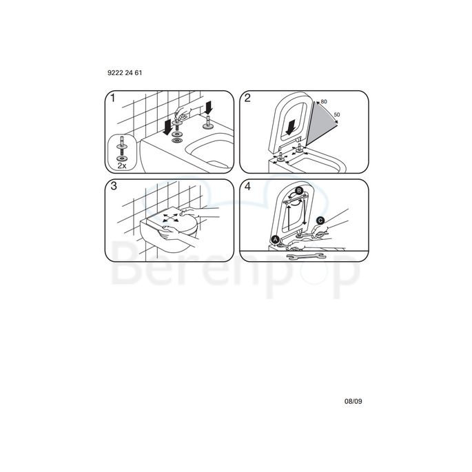 Villeroy en Boch Subway 2.0 Compact 9M69Q1R2 toiletzitting met deksel wit (Star White CeramicPlus) *niet meer leverbaar*