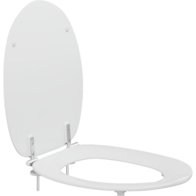 Pressalit Colani R36000-B83999 toiletzitting met deksel wit