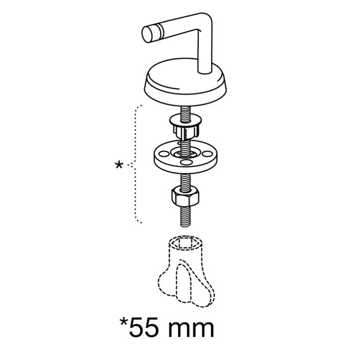 Pressalit Dania R37000-B83999 toiletzitting met deksel wit