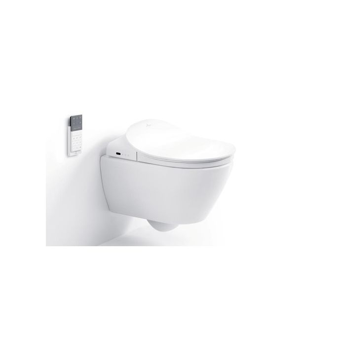Villeroy en Boch Subway 2.0 ViClean V02EL401 toiletzitting (douchetoiletzitting) met deksel wit *niet meer leverbaar*