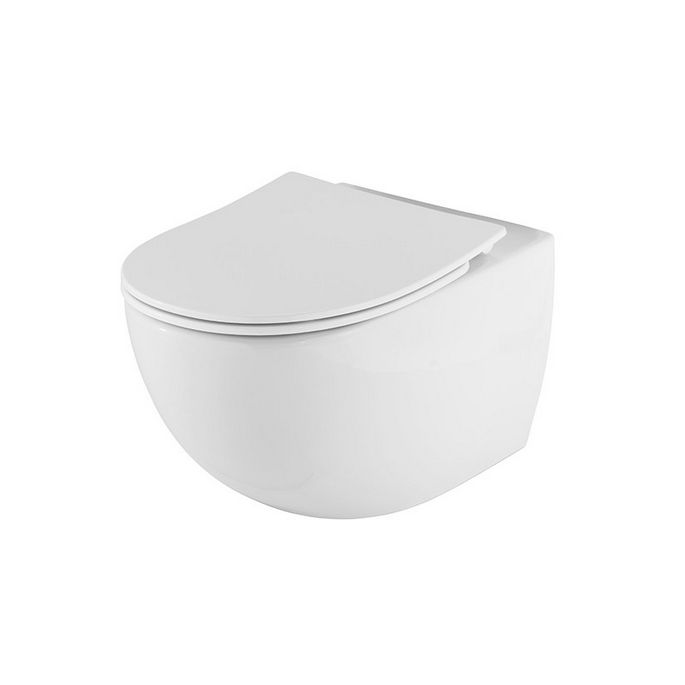 Pressalit 300 Slim 1014000-DG6999 toilet seat with lid white