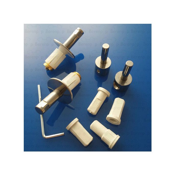 Keramag Flow 598055000 set van 2 scharnieren voor toiletzitting chroom *niet meer leverbaar*