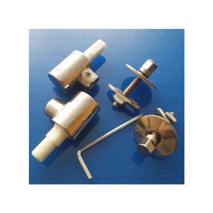 Keramag Joop! - Silk 598140000 set van 2 scharnieren voor toiletzitting chroom *niet meer leverbaar*