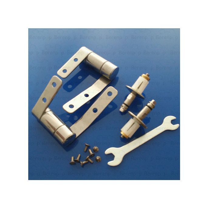 Keramag Cassini - Cotta 598181000 set van 2 scharnieren voor toiletzitting chroom