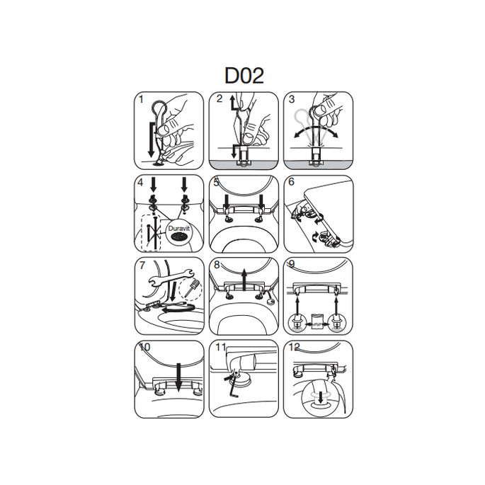 Pressalit Calmo 556000-D02999 toiletzitting met deksel wit