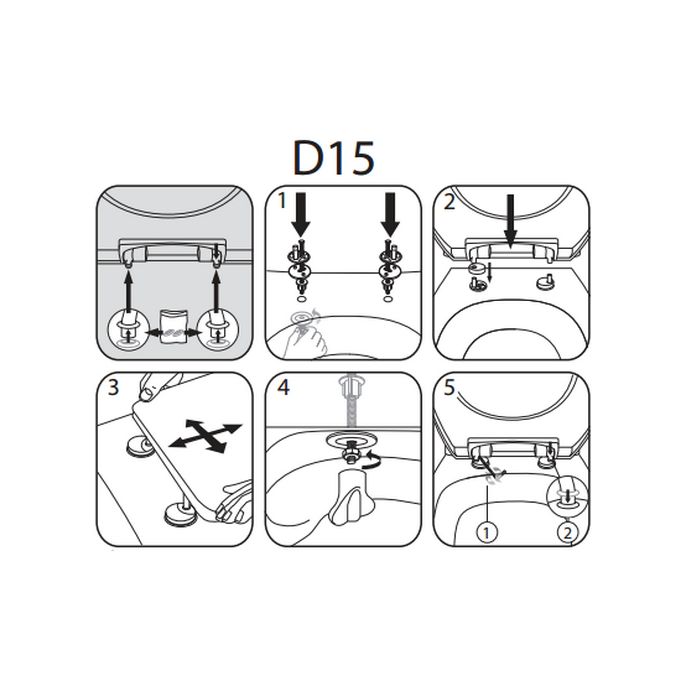 Pressalit T Soft 742000-D15999 toiletzitting met deksel wit