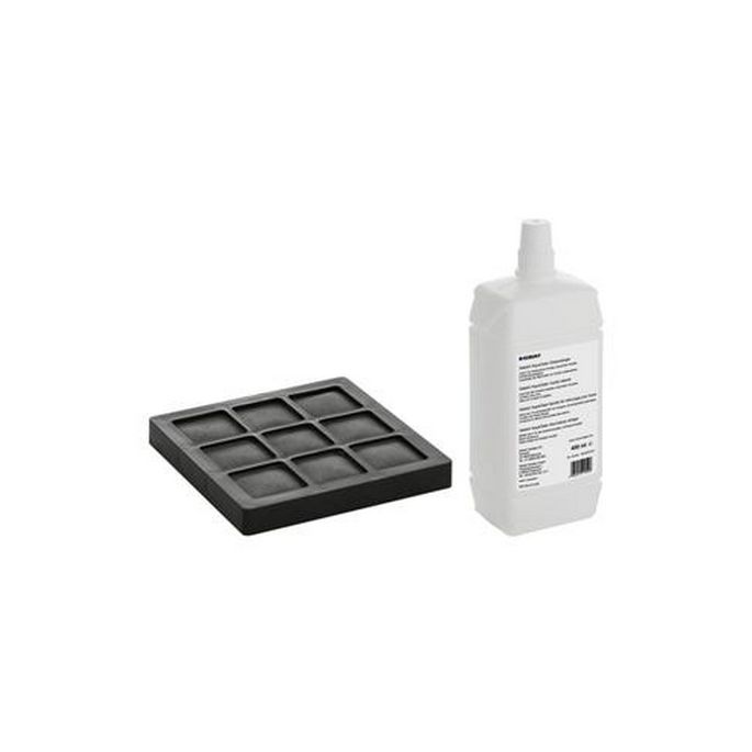Geberit AquaClean 240625001 set van 1 koolstoffilter + 1 douchearmreinigingsmiddel 400ml voor Geberit Balena 8000 en Geberit AquaClean 8000plus
