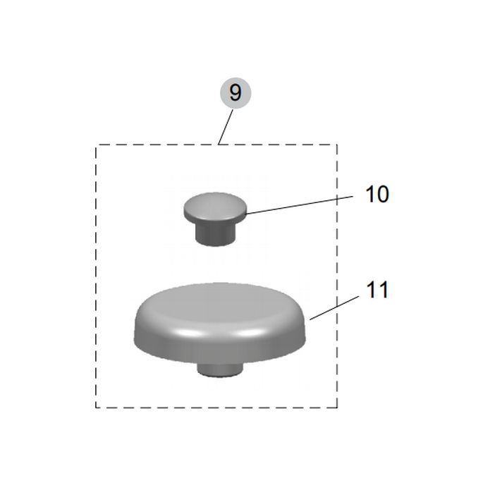 Ideal Standard Softmood dun - Tonic II TV10767 buffers rond