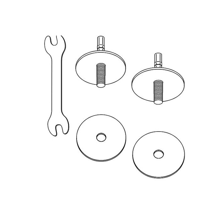 Villeroy en Boch La Belle - Memento - My Nature - Subway 2.0 - Subway 2.0 Compact 92222461 set vaste scharnieren chroom