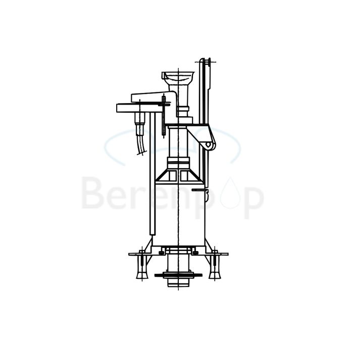 Wisa 8050800525 uitstroommechanisme voor Wisa 2100