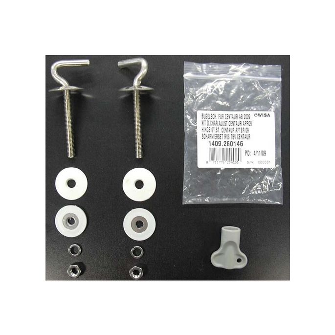 Wisa Centaur (vanaf 2009) 1409260146 set van 2 scharnieren RVS