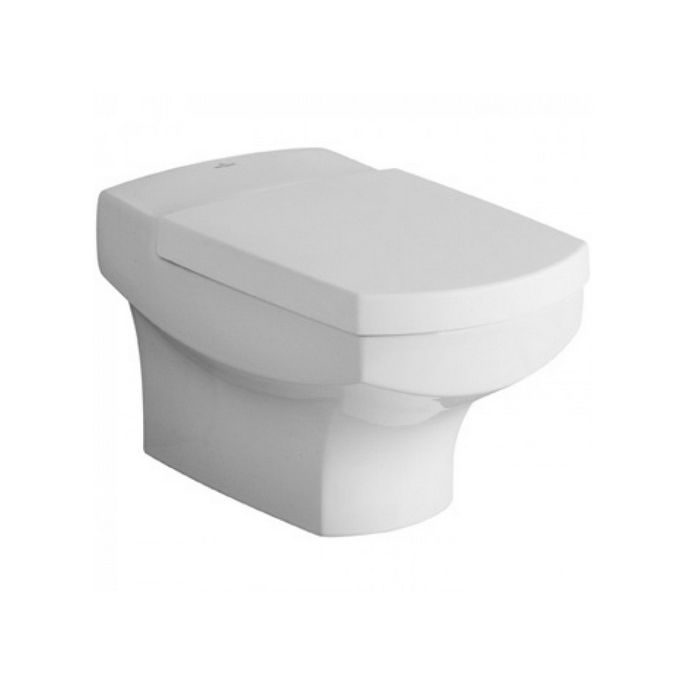Villeroy en Boch Bellevue 98M2S101 toiletzitting met deksel wit