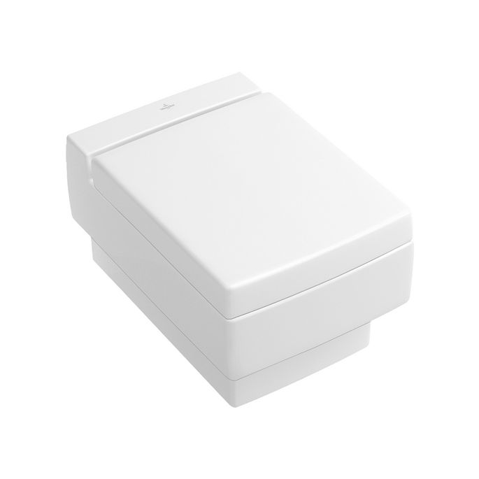 Villeroy en Boch Memento 9M17S1R1 toiletzitting met deksel wit (White Alpin CeramicPlus)