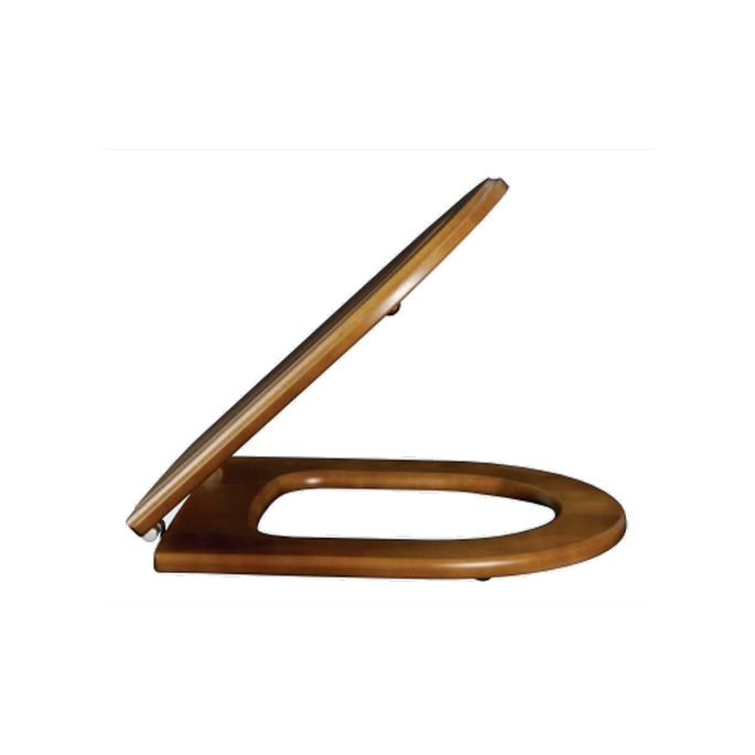 Villeroy en Boch Hommage 9926K100 toiletzitting met deksel notenboom gebeitst