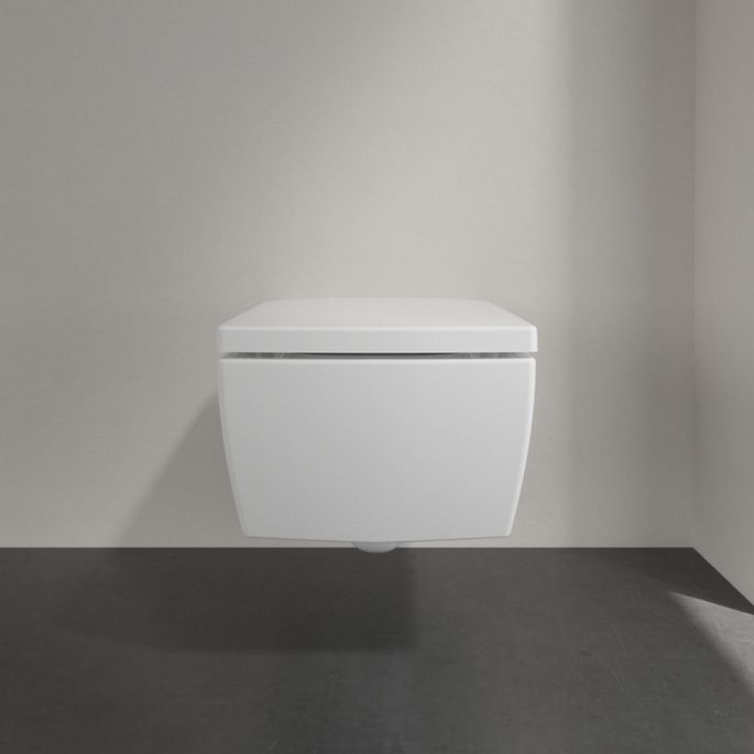 Villeroy en Boch Memento 2.0 8M24S101 toiletzitting met deksel White Alpine