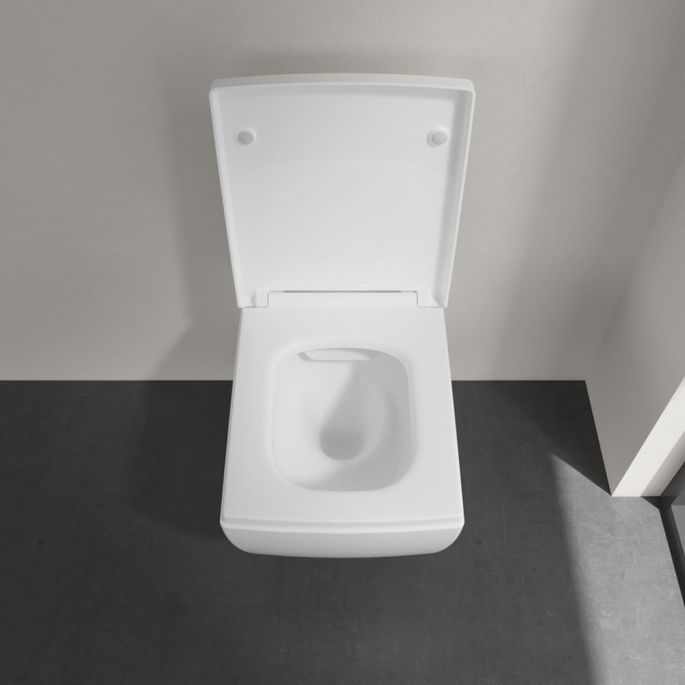 Villeroy en Boch Memento 2.0 8M24S101 toiletzitting met deksel White Alpine