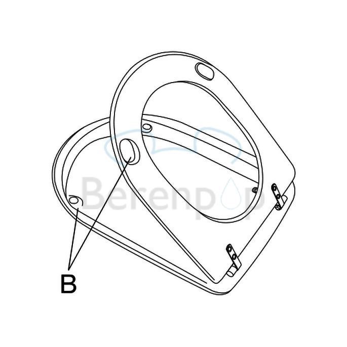 Villeroy en Boch Magnum 99506109 toiletzitting met deksel pergamon *niet meer leverbaar*