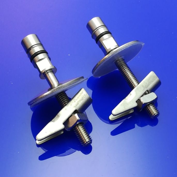 Duravit DuraStyle 0061761000 scharnierset voor toiletzitting DuraStyle 006379