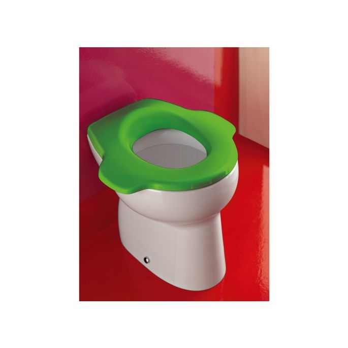 Laufen Florakids 8910320710001 toiletzitting zonder deksel groen