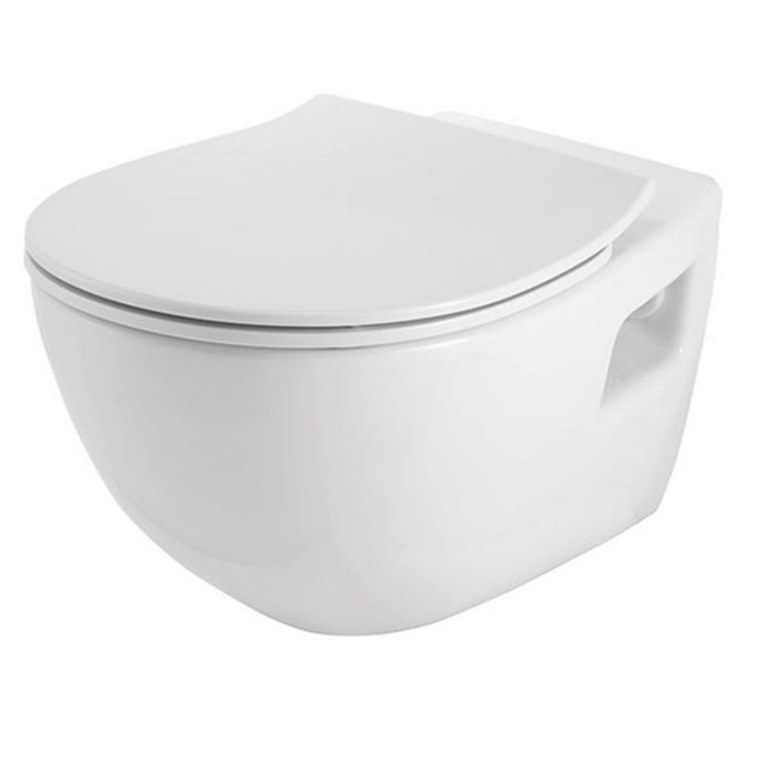 Pressalit Chilli 1076000-DL2999 toiletzitting met deksel wit