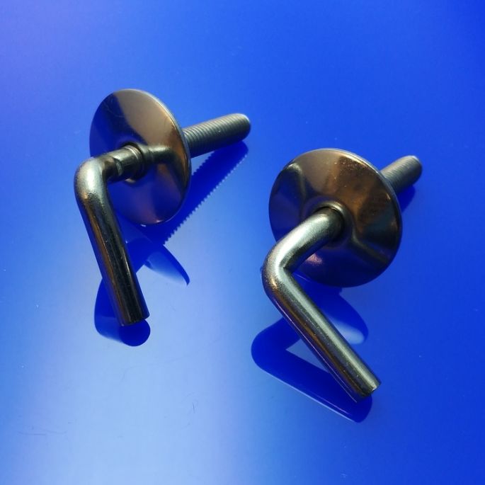 Duravit D-Code 0061391000 scharnierset voor toiletzitting D-Code 006731/006741