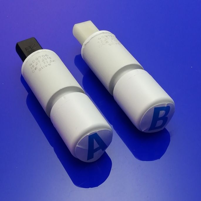 Duravit Happy D.2 1004230000 softclose cilinder voor toiletzitting Happy D.2 006459 (set van 2)