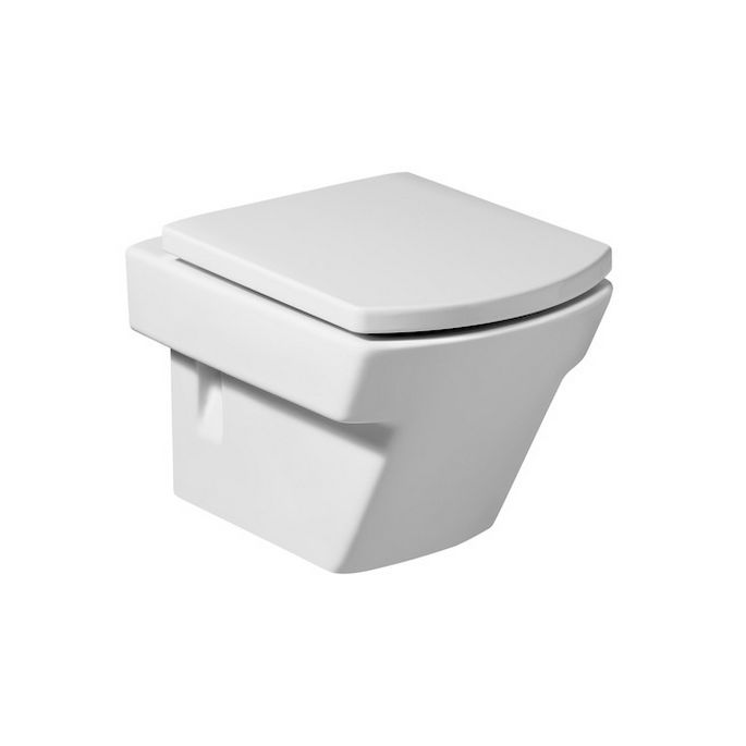 Roca Hall A801622004 toiletzitting met deksel wit