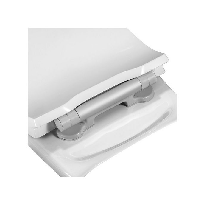 Pressalit Projecta D Solid Pro 1008011-DG4925 toiletzitting met deksel wit polygiene