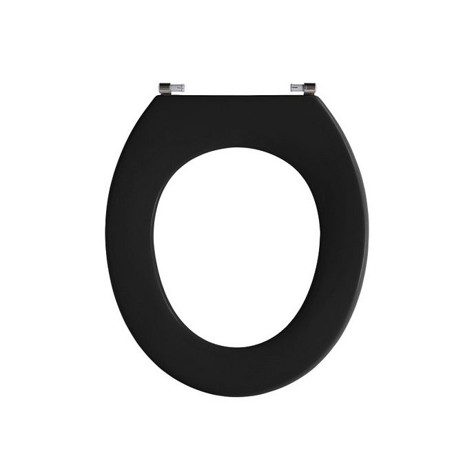 Pressalit Objecta 53111-BA1999 toiletzitting zonder deksel zwart polygiene