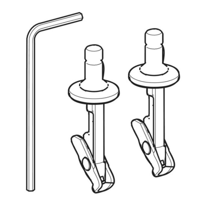 Geberit 244.625.00.1 EasyMount Top-fix bevestiging set