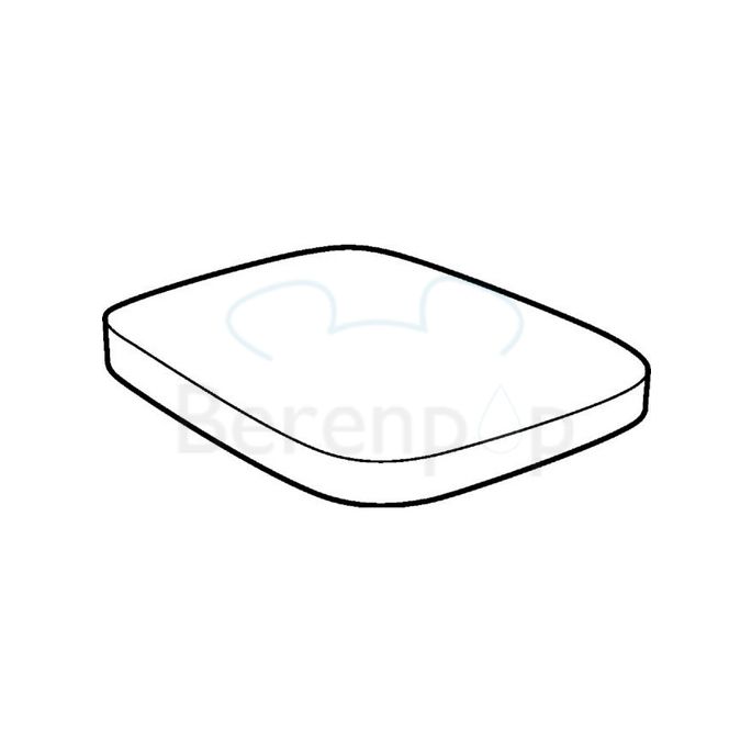 Keramag Renova Nr. 1 Plan 572110 toiletzitting met deksel wit *niet meer leverbaar*