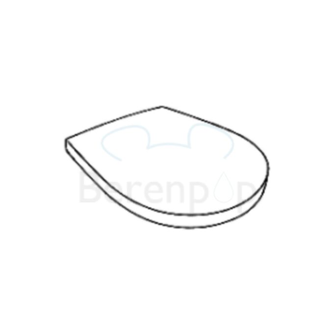 Keramag Visit 571150 toiletzitting met deksel wit