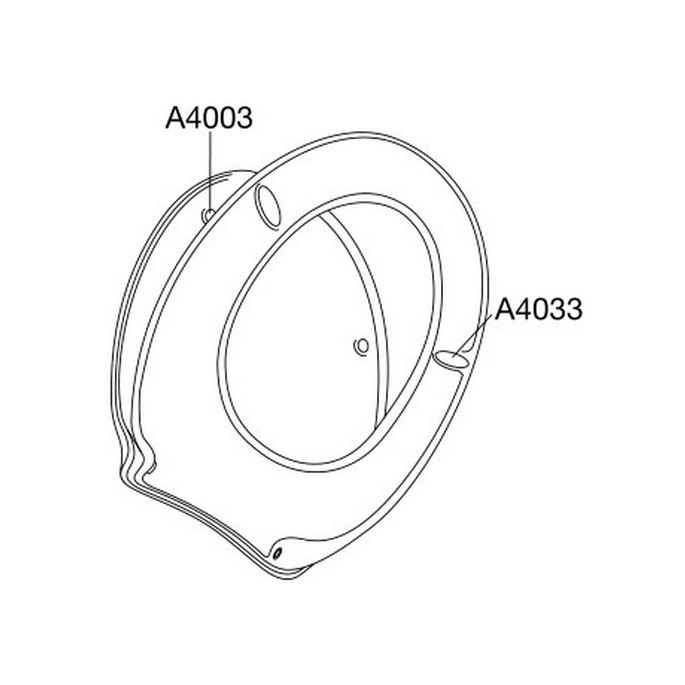 Pressalit 1000 304000-BG4999 toiletzitting met deksel wit