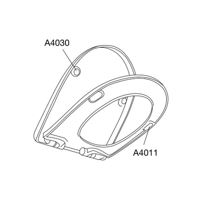 Pressalit Delight 492000-D09999 toiletzitting met deksel wit