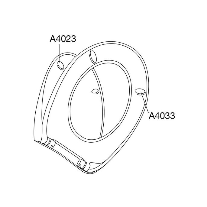 Pressalit Scandinavia PLUS 758000-D05999 toiletzitting met deksel wit
