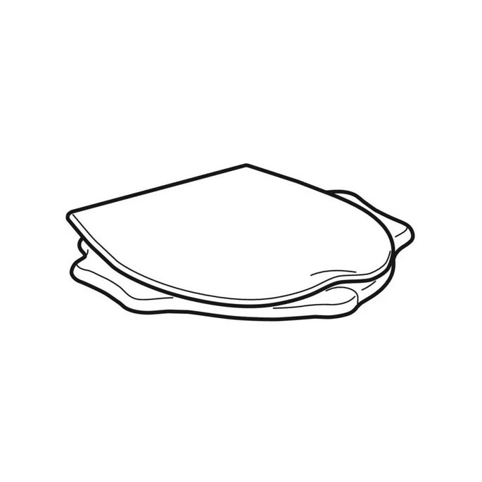 Geberit 300 Kids S8H51111200G turtle design toiletzitting (kinderzitting) met deksel rood *niet meer leverbaar*