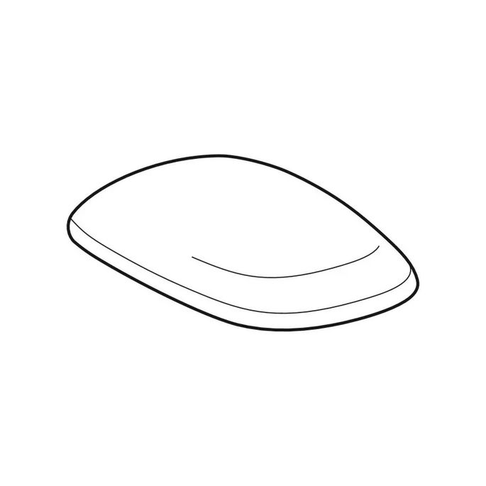 Geberit Citterio 500540011 toiletzitting met deksel wit