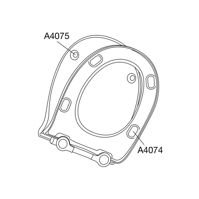 Pressalit Projecta Solid Pro 1004111-DG4925 toiletzitting met deksel zwart polygiene